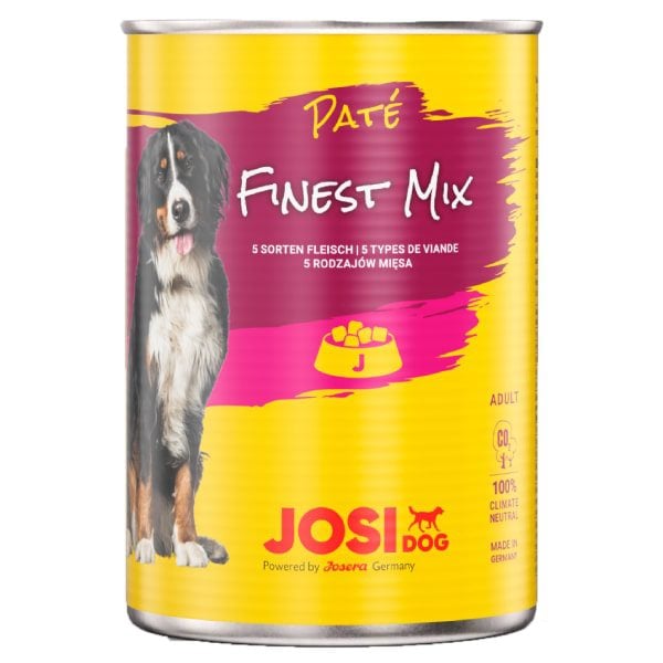 1655289129_josera-josidog-konservi-suniem-galas-asorti-pastete-400g Josera JosiDog Pate Finest Mix konservai suaugusiems šunims su penkių rūšių mėsos paštetu, 400 g - Image 1
