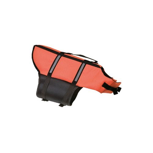 image description Flamingo gelbėjimo liemenė šunims, geltona, XS, nugaros ilgis 25 cm - Image 1