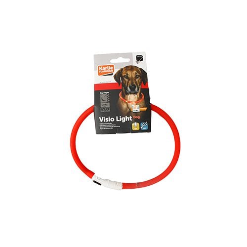 1685054125646fe2ad73c21 Flamingo VISIO LED antkaklis šunims, oranžinis, 70 cm - Image 1
